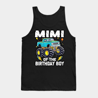 Mimi Of The Birthday Boy Monster Truck Bday Family Tank Top